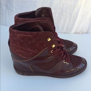Louis Vuitton boots 39 millennium wedge sneakers